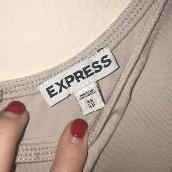 *SOLD*EUC Express Peplum Tank - Picture 2 of 3